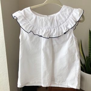 Jacadi Girl ruffled blouse